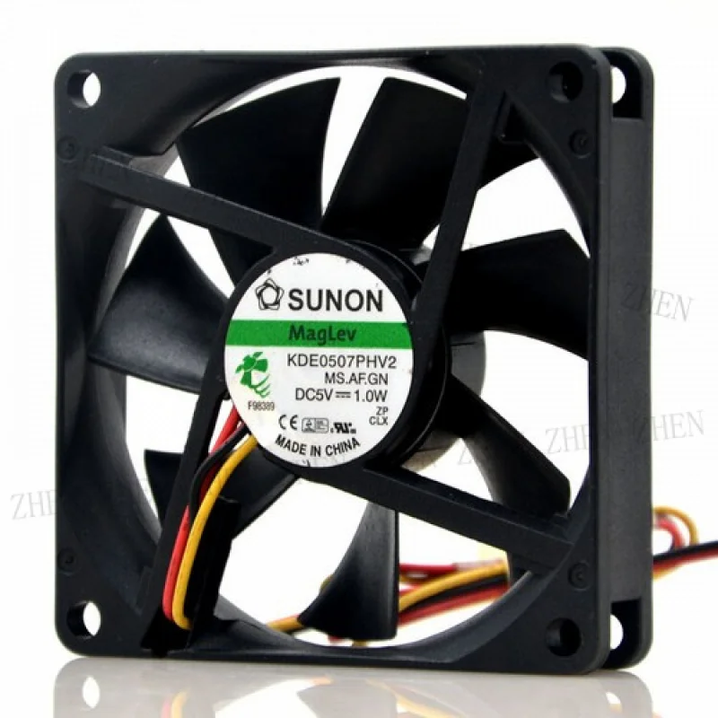 

Y 1pcs FOR SUNON KDE0507PHV2 7015 7CM 5V 1.0W 0.2A 70mm 3-wire cooling fan 3pin