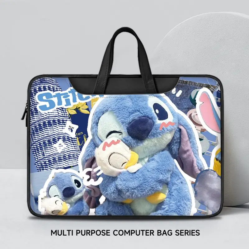 

Disney Stitch PU computer bag suitable for Apple macbook portable air16 Lilo and Baby female Huawei matebook Lenovo 14-inch gift