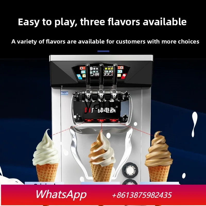 

ClX commercial petal modeling automatic ice cream machine milk tea shop ice cream machine