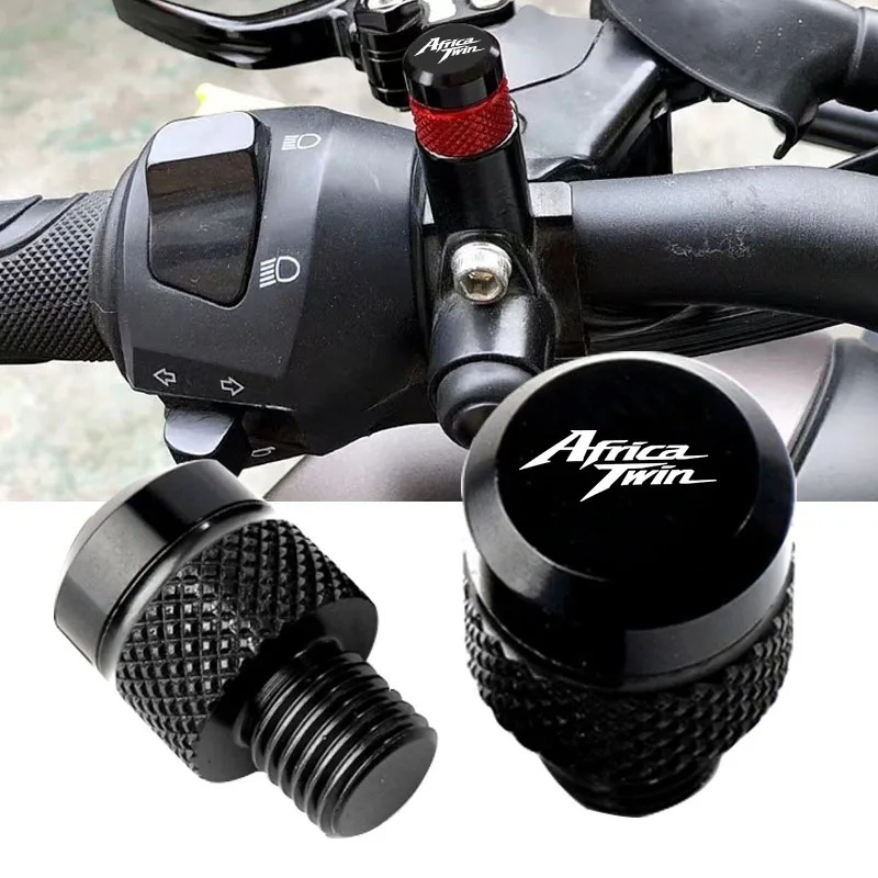 

For Honda Africa Twin 1100 CRF1100L CRF1000L AfricaTwin Adventure Sports Motorcycle M10 aluminum mirror hole plug screw bolt