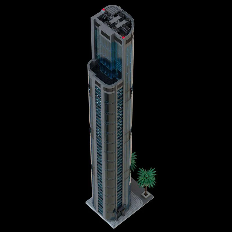 2990 pcs Millenium Tower Model Building Blocks - Futuristic Skyscraper DIY Kit, Perfect for Kids & Adults, Detailed Design Toy