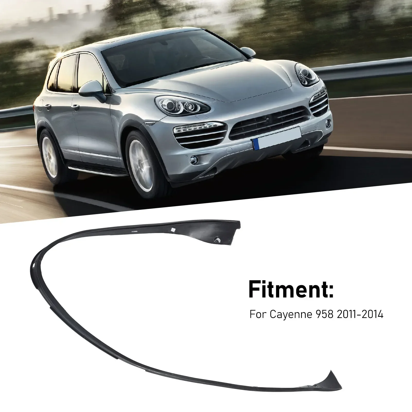 Right or Left Car Headlight Rubber Seal Strip Fit for Porsche Cayenne 958 2011-2014 Auto Headlight Accessories