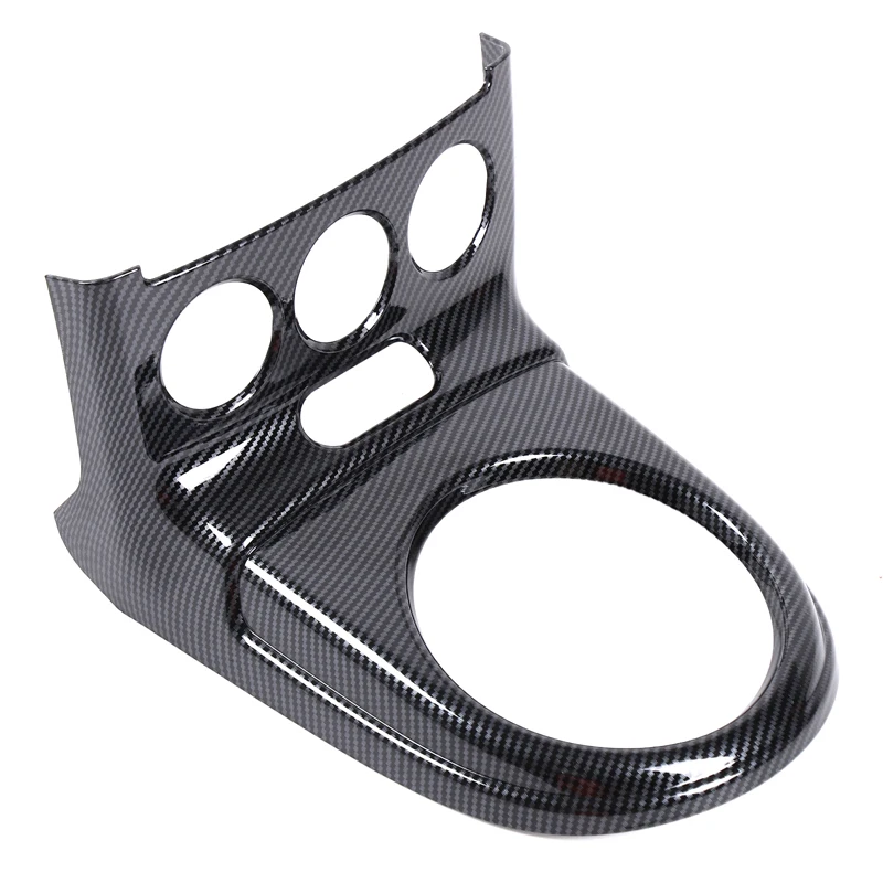1Pcs ABS Carbon Fiber For Nissan 350Z 2003-2006 Car central control gear panel frame decoration sticker car interior accessories