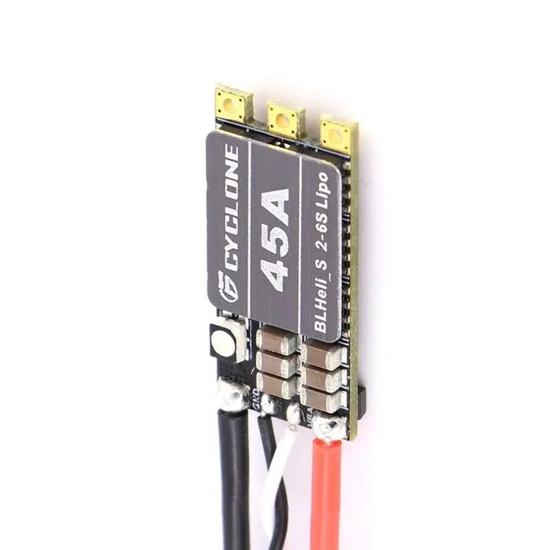 AS96-Blheli S 2-6S Lipo Brushless ESC Built-In Programmable RGB LED For RC FPV Drone Parts 45A