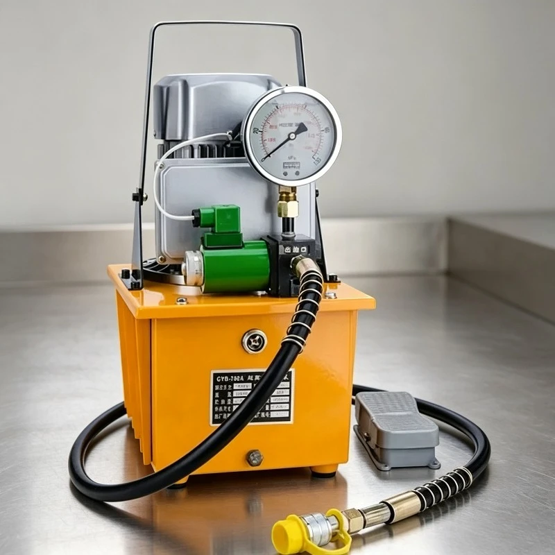 750W High Power Industrial Electric Ultra High Pressure Hydraulic Oil Pump