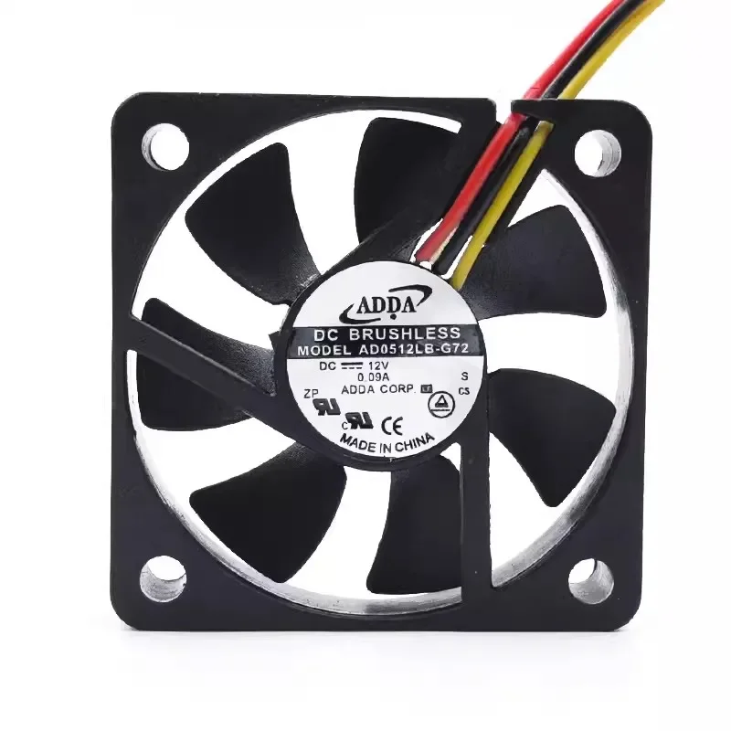 

New Cooler Fan for ADDA AD0512LB-G72 5010 5CM 12V 0.09A Silent Cooling Fan 50*50*10MM