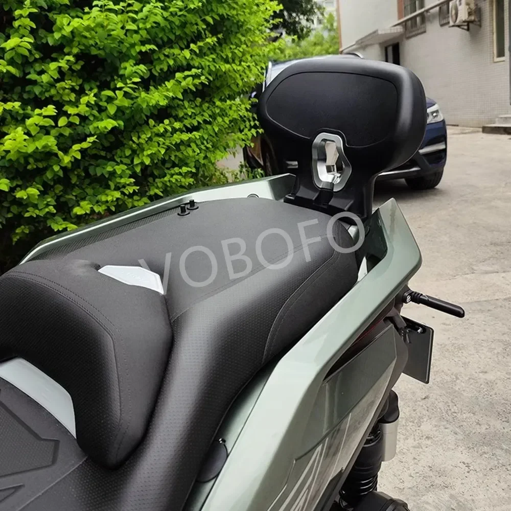 Motorcycle modification rear passenger backrest waist support cushion non destructive installation For ZONTES 368G 368 G 368-G