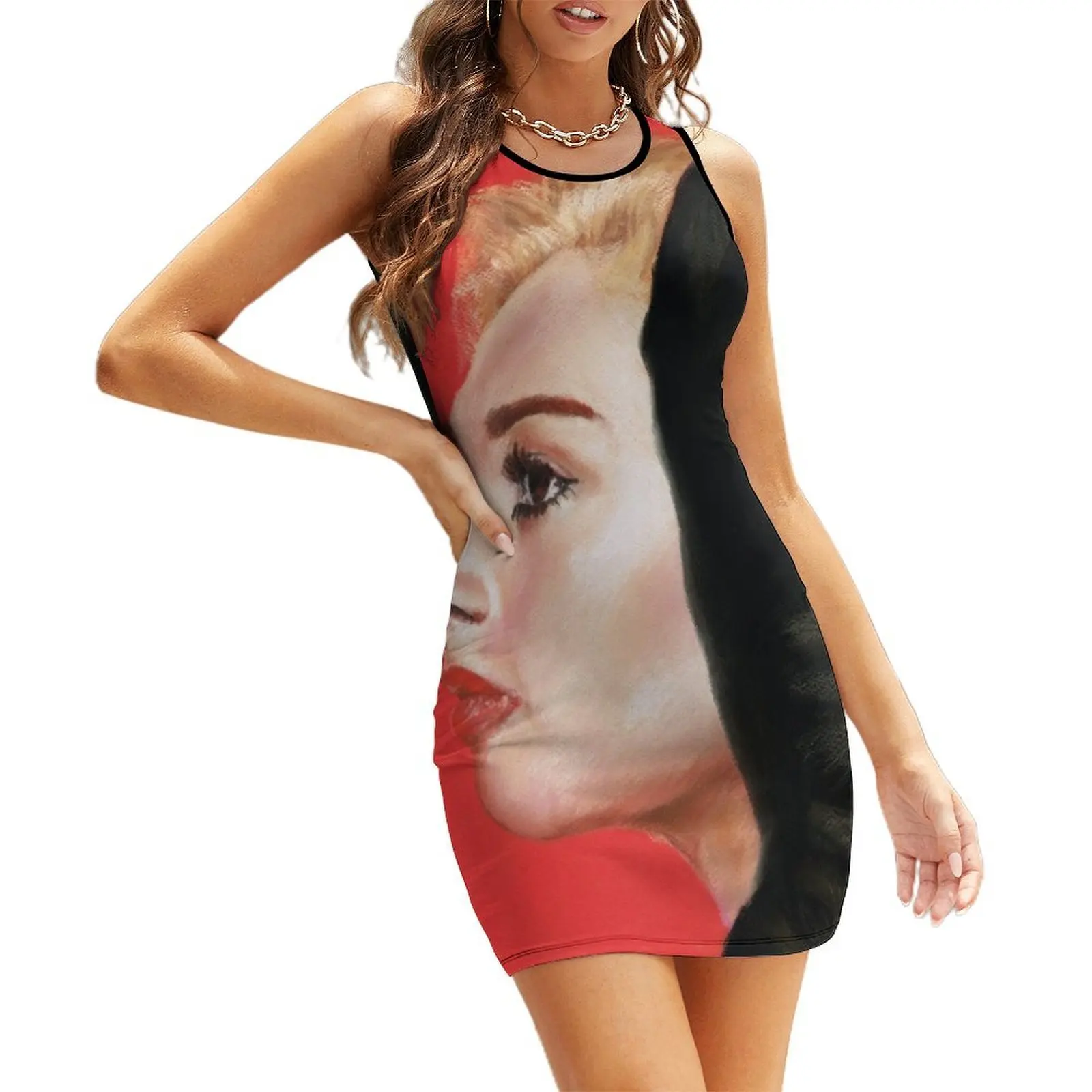 

Tippi Hedren - The Birds - Alfred Hitchcock Sleeveless Sundress summer dress womens 2025 dress korean style Bride dresses