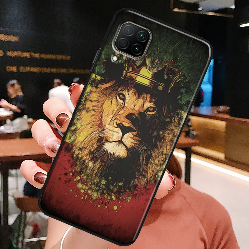 Rasta Lion Reggae Bob Marleys For Huawei Honor X8a X7a X9a X8 50 70 90 Lite Magic5 Pro P20 P30 P40 P50 P60 Nova 9 5T Case