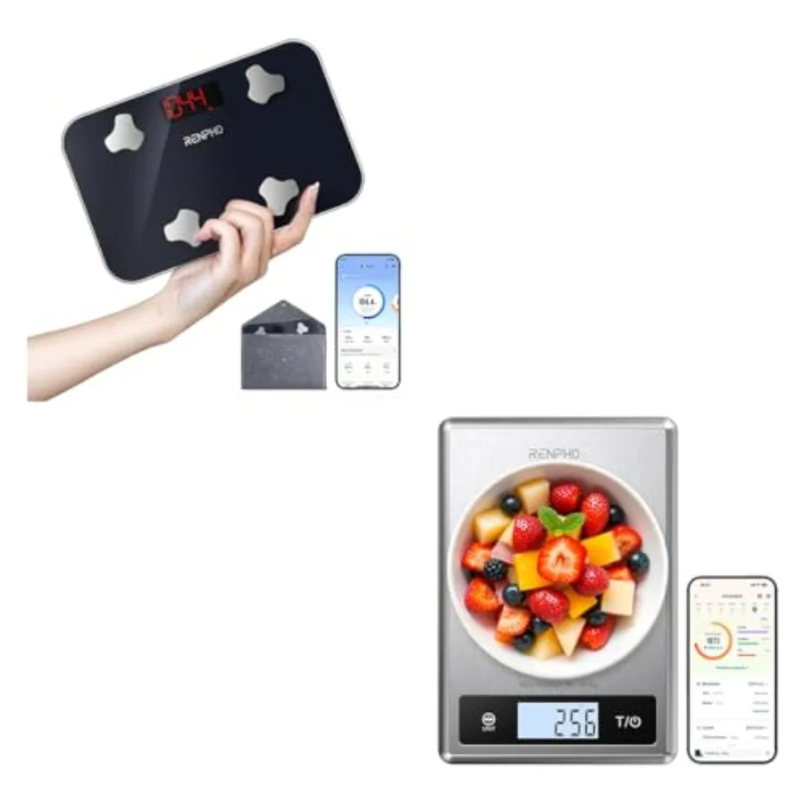 

Цифровые кухонные весы для измерения веса тела в путешествиях с калькулятором пищевой ценности, из нержавеющей стали, черные