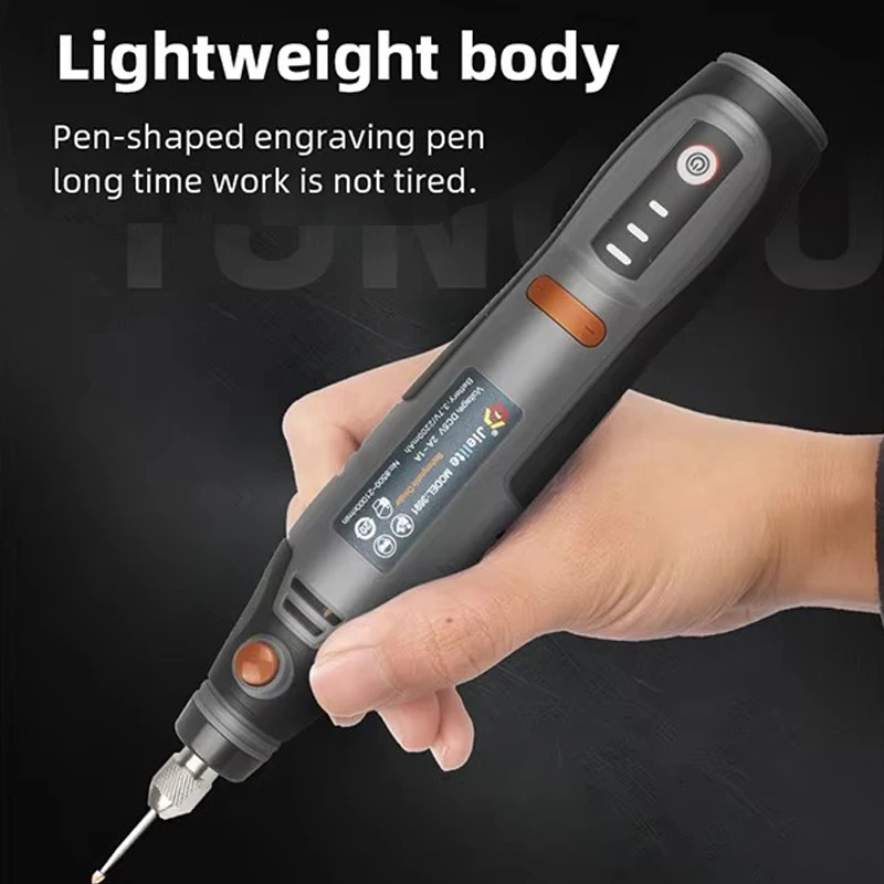 USB 미니 무선 드릴 Dremel 로타리 도구 21000rpm 조각 펜 전기 액세서리 DIY 세트 USB 무선 미니 드릴