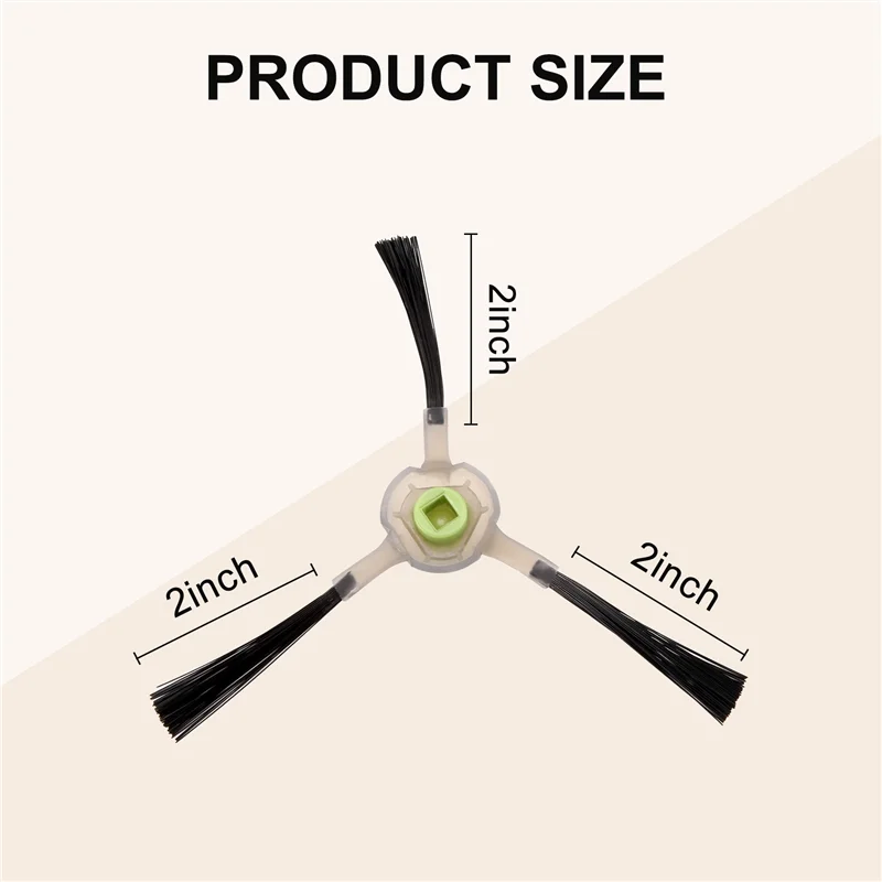 Brosse latérale pour aspirateur Lefant T700/M200/M201/M501/M520/M570/M301/M501-A/T800/M50l'autorisation, 8 pièces