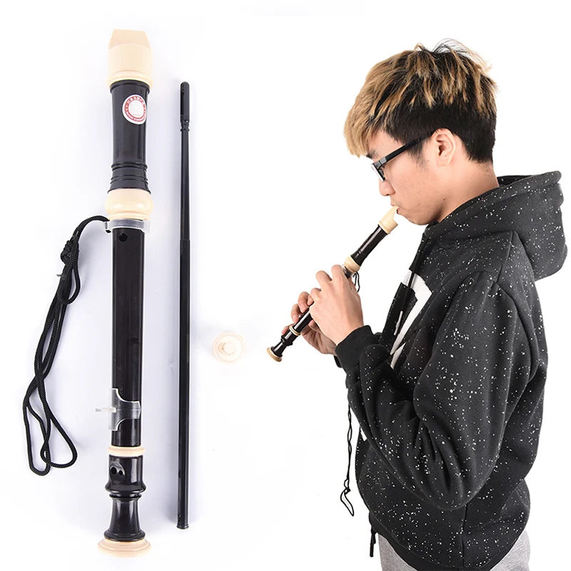 Adjustable ABS Non-toxic Eight Hole Flute 8-Hole Soprano Recorder Clarinet