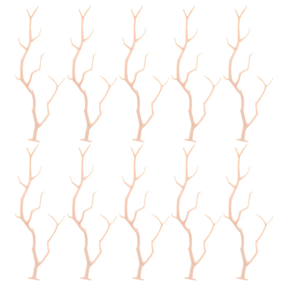 10pcs Fake Dried Branches Artificial Tree Stems Home Table Decor Vase Filling Branches For Office Diy Layout Props Simulation