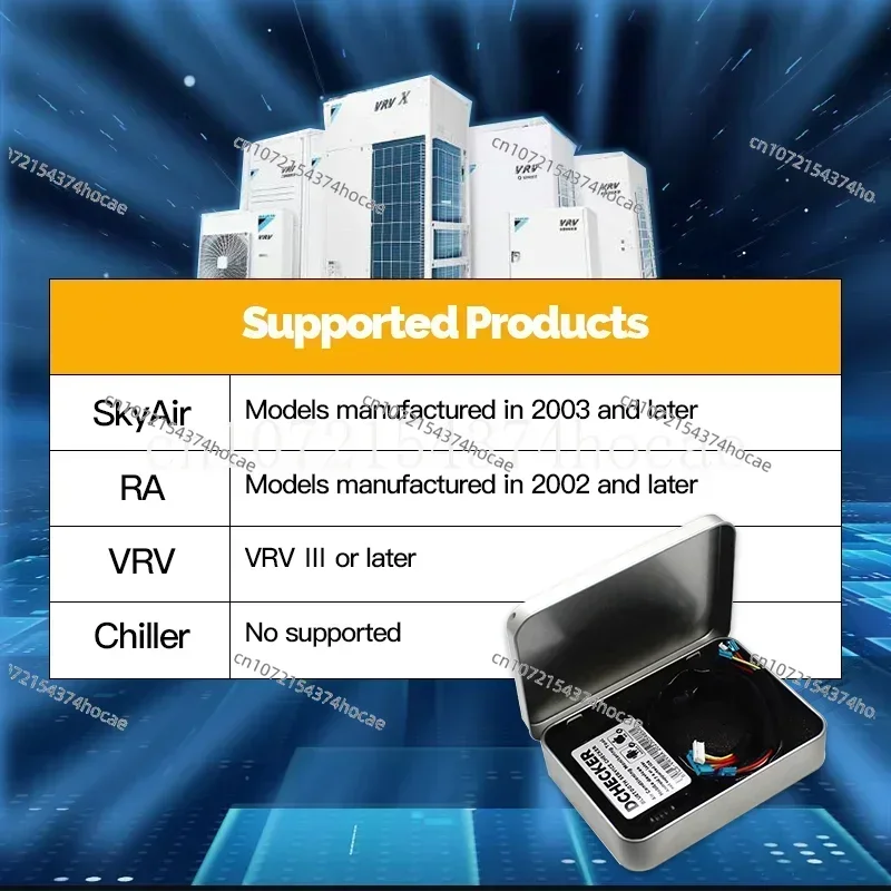 Daikin VRV skyair RA System Service strumento diagnostico Bluetooth Dchecker risoluzione dei problemi reso facile 999172T o 999187T nuovo Instock