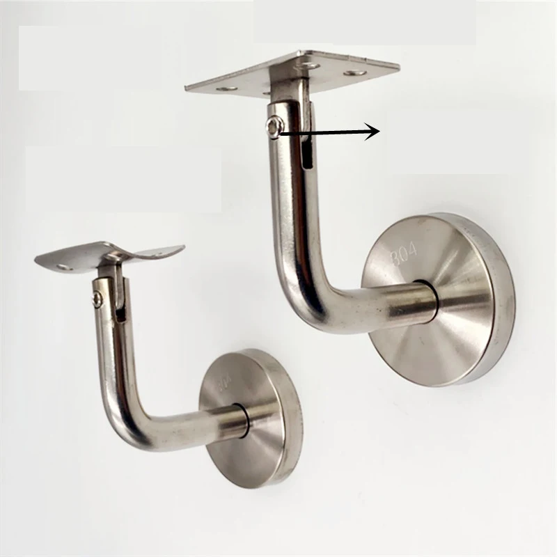 

Stainless Steel Solid Wall Bracket Solid Wood Staircase Handrail Accessories Staircase Fixed Support Frame Wall Handrai