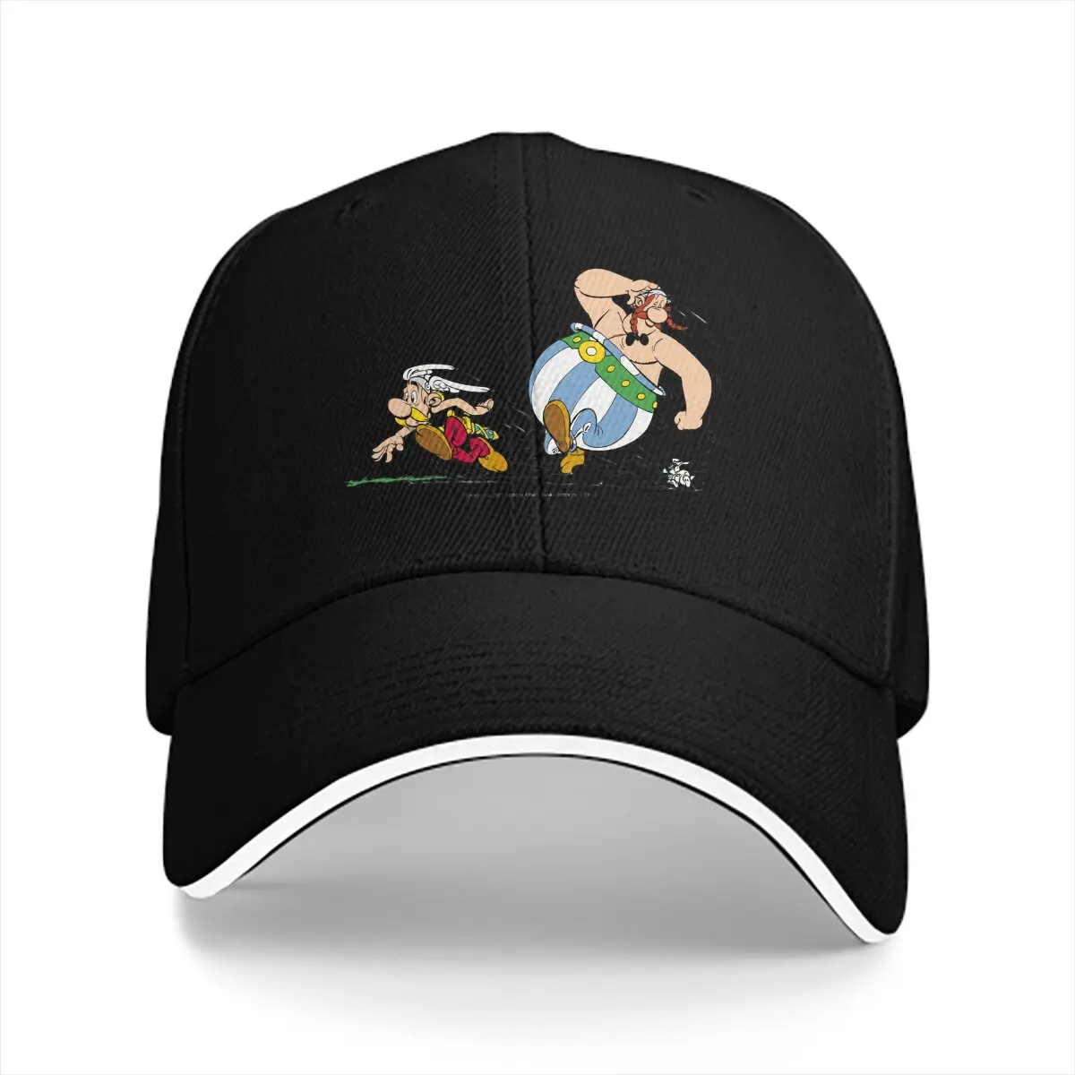 Washed Men's Baseball Cap Ouah Ouah Trucker Snapback Caps Dad Hat Asterix and Obelix Golf Hats