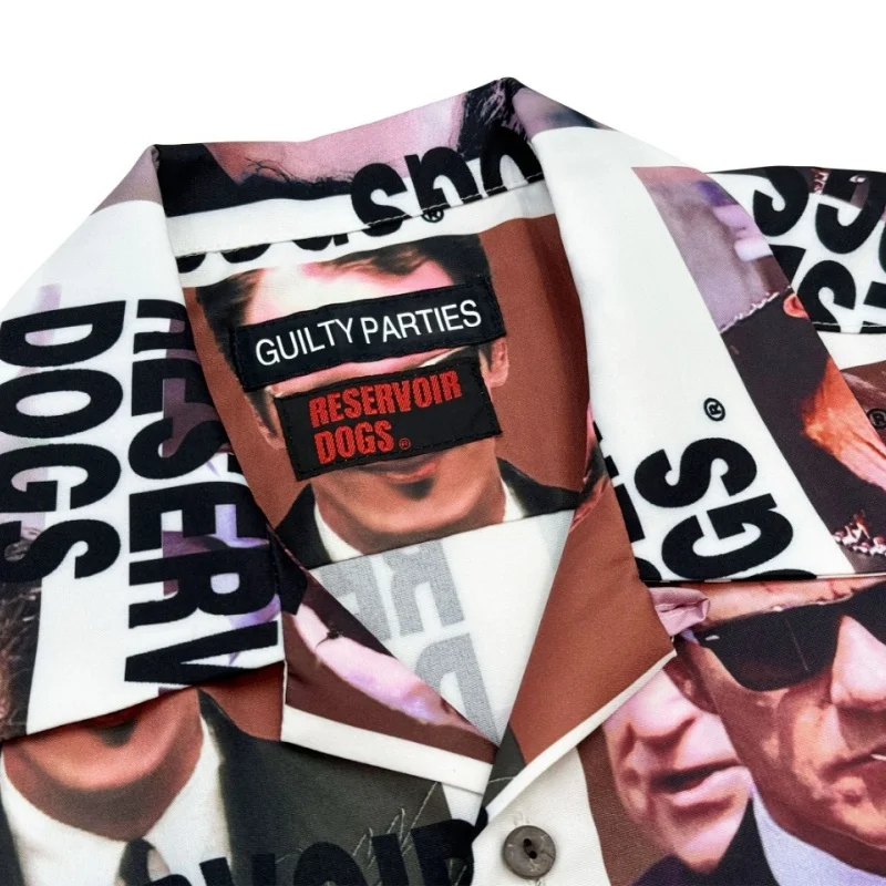 Trend Hip Hop Full Print Poster WACKO MARIA Men's Women's Fashion High-end Hawaii Casual Short Sleeve Shirt