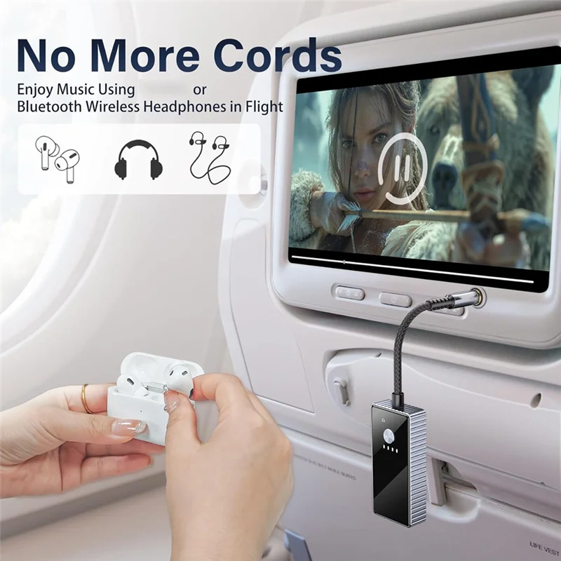 Новый передатчик Bluetooth 5.2, низкая задержка, разъем AUX 3,5 мм и приемник Bluetooth — беспроводной аудиоадаптер