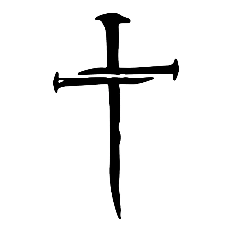 

S52801 # Наклейки на автомобиль: Виниловая наклейка «Три креста» (христианская), водонепроницаемая, для мотоциклов и декоративных аксессуаров