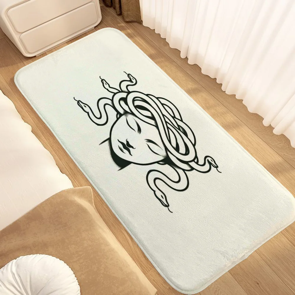 Things to the House Entrance Mat Medusa Cute Rug Doormat Outdoor Room Decorating Items Bath Mats Modern Home Decoration Custom