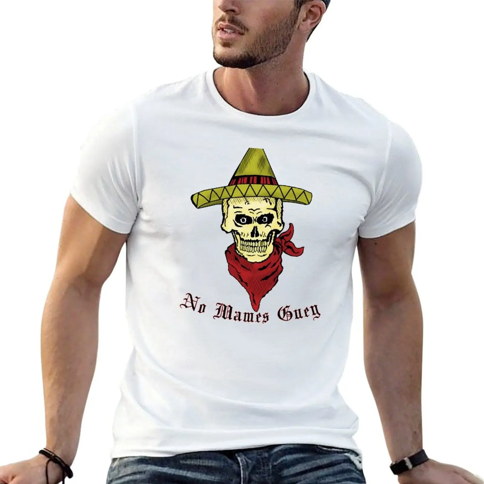 

No Mames Guey T-Shirt cotton t shirt pack man graphic t shirt T-Shirt