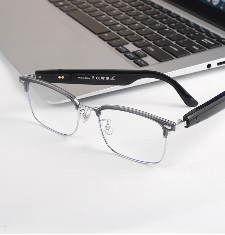KOIPSSE Smart-Brille, schwarze Technologie, hochwertige Outdoor-Sportarten für Erwachsene, Strand, Fahren, integrierte Lautsprecher, Musik spielen, Dual-Touch-HIF – Detail 20