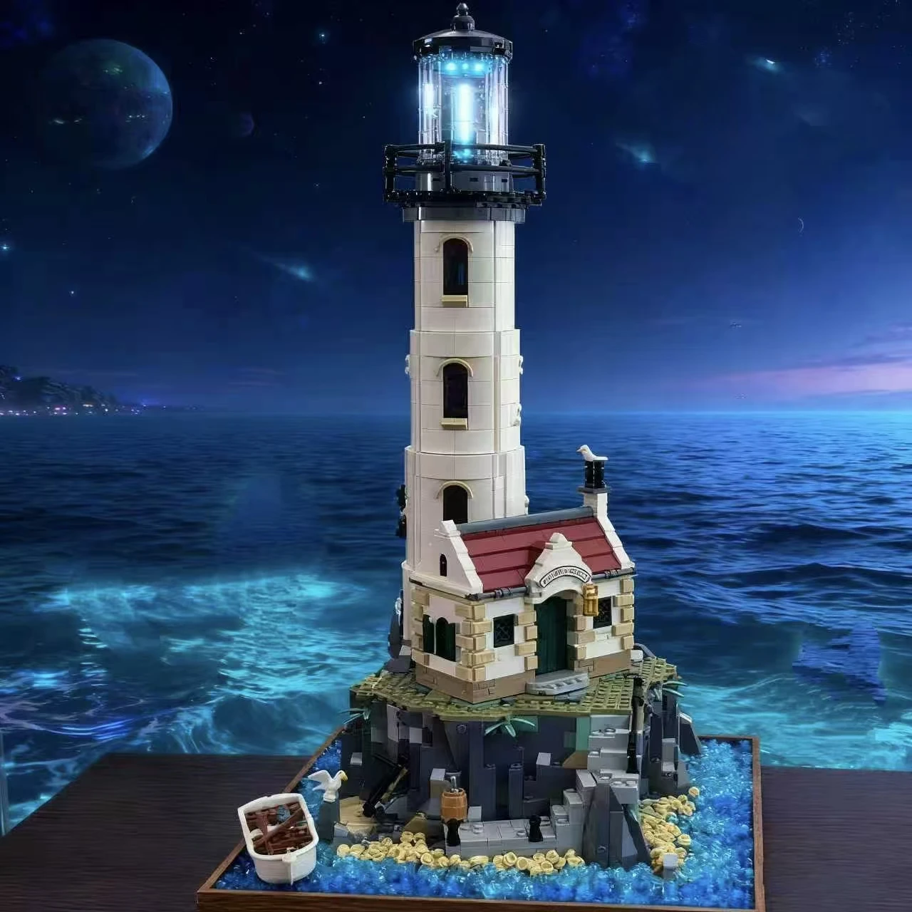 مجموعة مكعبات بناء إبداعية على شكل برج مكونة من 1024 قطعة - لغز للبالغين لتخفيف التوتر وديكور المكتب، هدية ممتعة وفريدة من نوعها لعيد الميلاد والهالوين وأعياد الميلاد