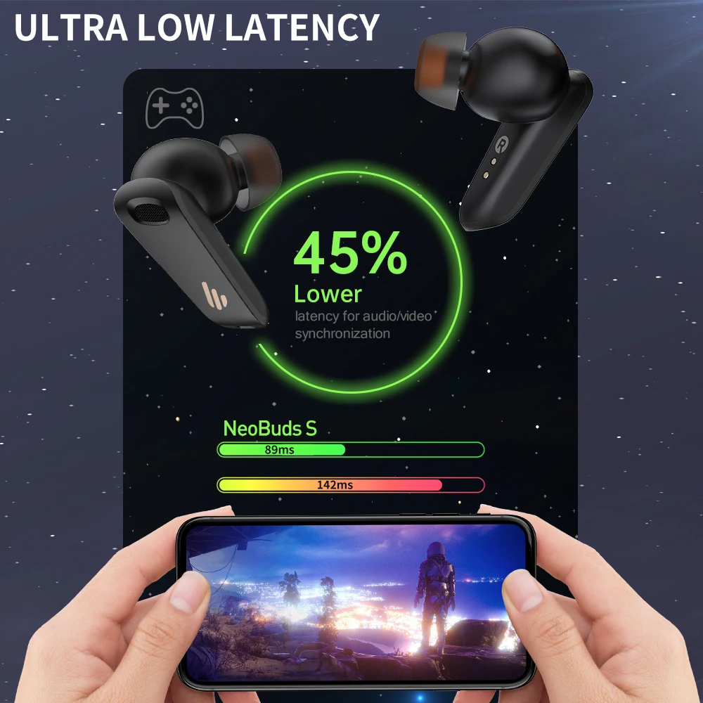 TWS-наушники Edifier Neobuds S с поддержкой Bluetooth 5,2-42 дБ