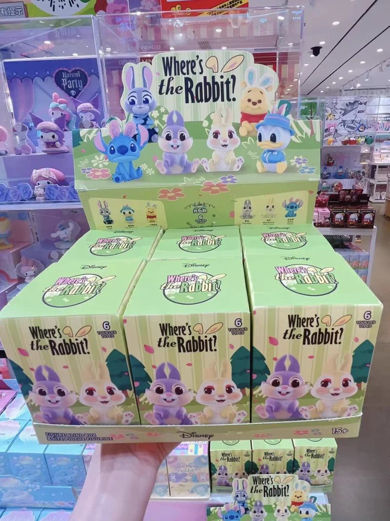 Disney Series Rabbit Blind Box Figurines Cartoon Desktop Ornaments Gifts Collectible Action Toy Figures Fantasy Figurines