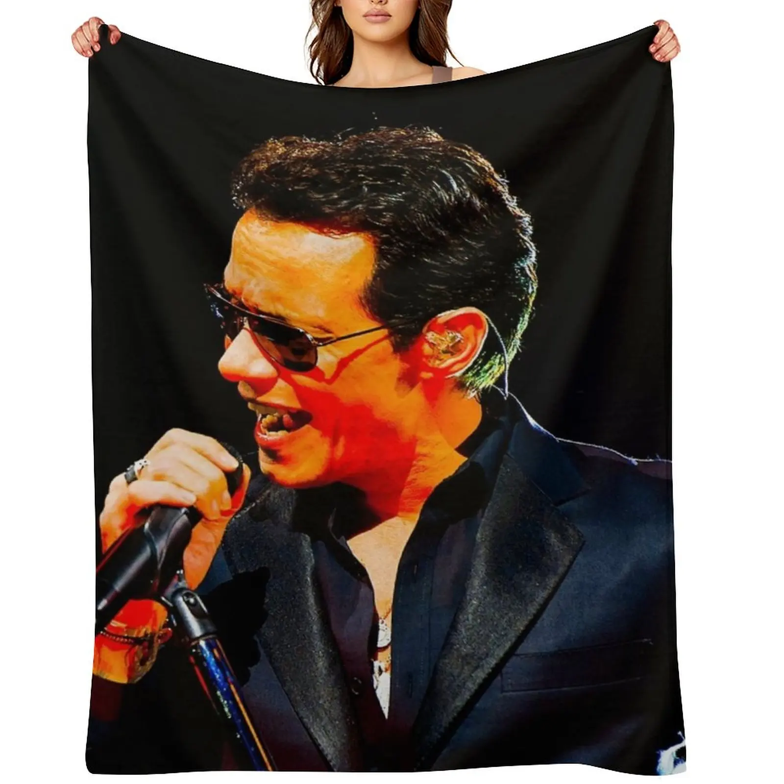 macho Marc Anthony Tour Throw Blanket Furry Thermal Winter beds Furrys Soft Plaid Fashion Sofas Blankets