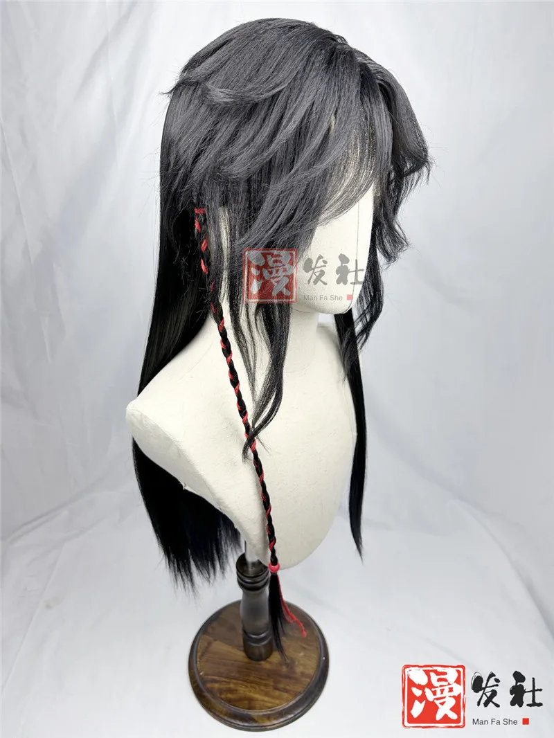 Styled Hua Cheng San Lang Cosplay Wigs Customized Cos Wig Tian Guan Ci Fu Heaven Official’s Blessing HuaCheng Cos Wigs Props