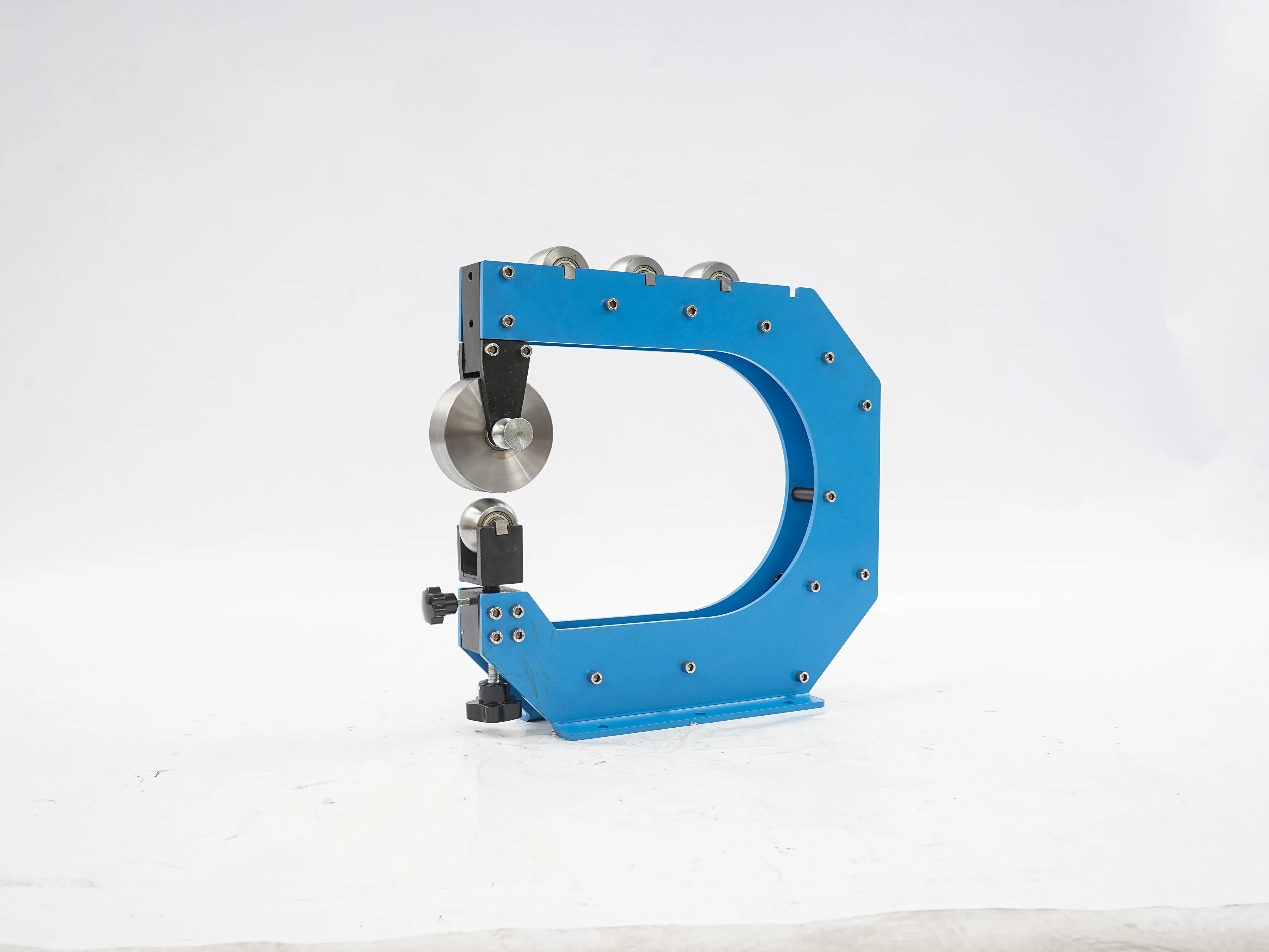 Benchtop Metal Shaping Tool With 4 Lower Wheels & 90° Rotatable Wheel, 16ga/1.5mm Steel Capacity for Auto Body Work