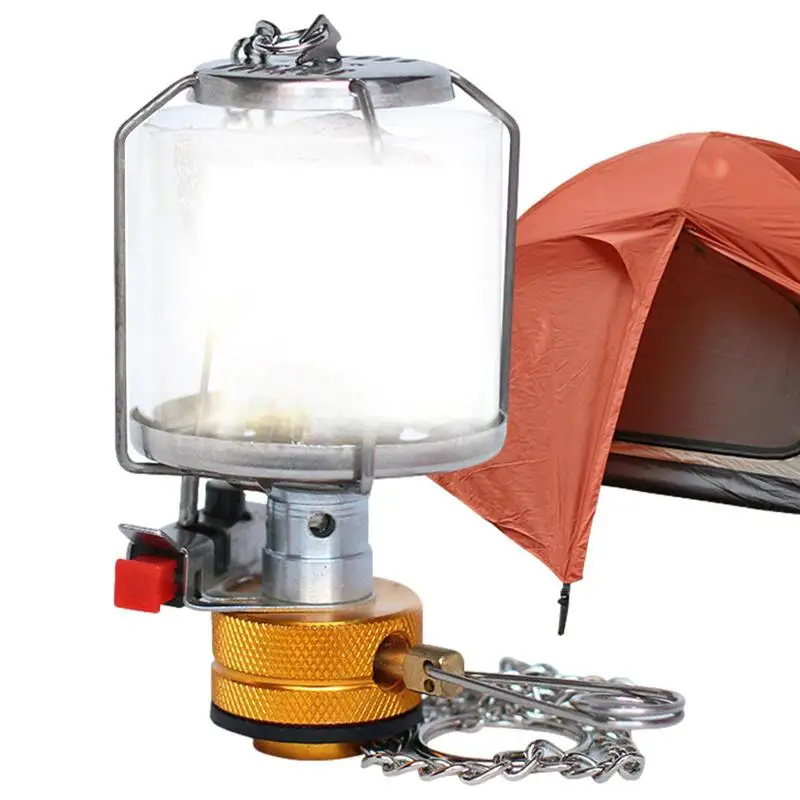 Camping Gas Lantaarn Draagbare Tent Gas Lamp 80lux Mini Verlichting Brander Verwarming Lampen Vissen Licht Voor Kamperen Benodigdheden