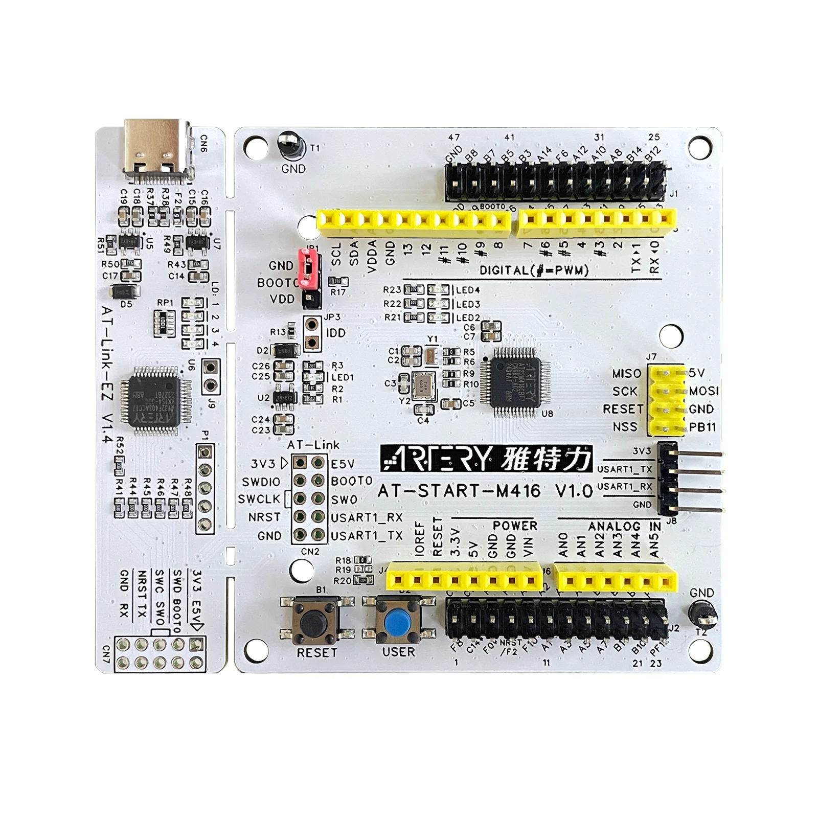 

AT32F437 Yateli development board AT-STAT-437 can replace STM32F407 series