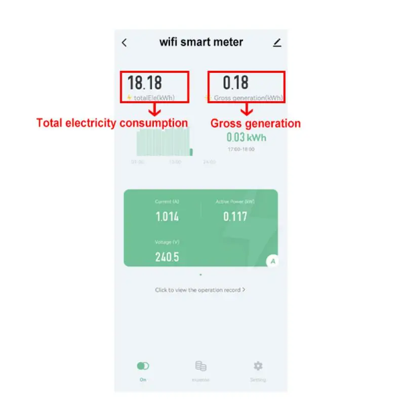 Tuya WiFi / ZigBee Energy Meter monofase 80A Din Rail Power Monitor KWh wattmetro voltmetro amperometro tramite ZigBee Gateway