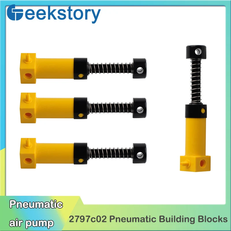 MOC Technical Building Blocks Pneumatic Spring Air Pump Power Bricks Parts Compatible With Legoeds DIY 2797c02 Car Toys