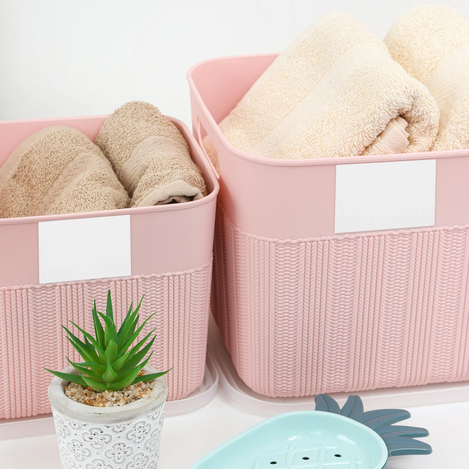 

50pcs Labels Stickers Removable Waterproof For Storage Bins Packing Boxes Glass Bottles Pantry Kitchen Container Jar Fridge