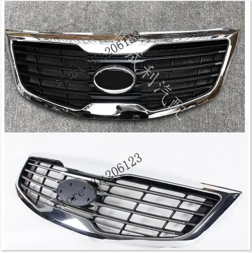 Car avant Grill Grille cas avec une bande pour For Kia Sportage 2011--2014 Very good quality