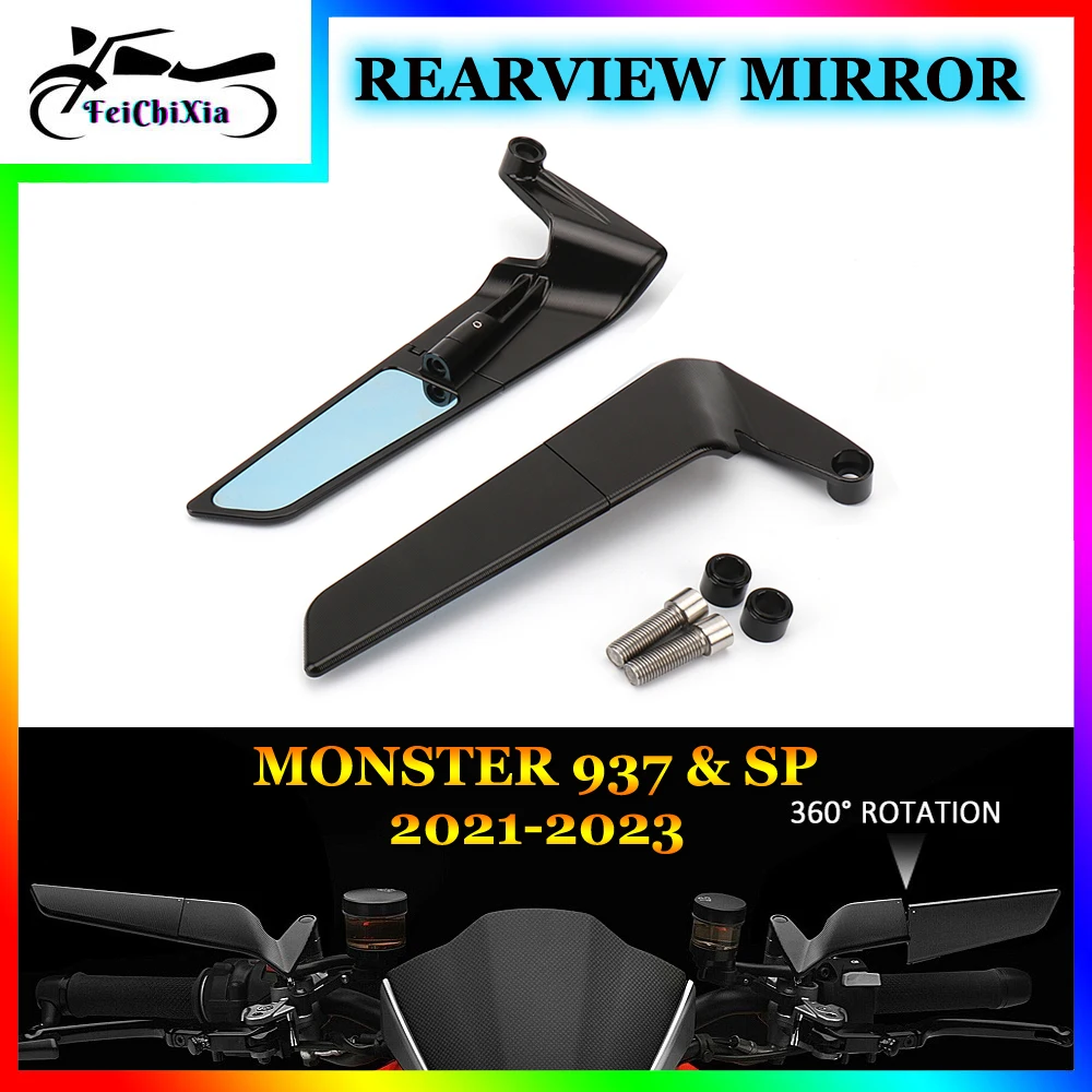 Side Mirrors For Ducati Monster 937 MONSTER 937 SP Motorcycle Accessories Rearview Mirror Adjustable Rear View Mirror