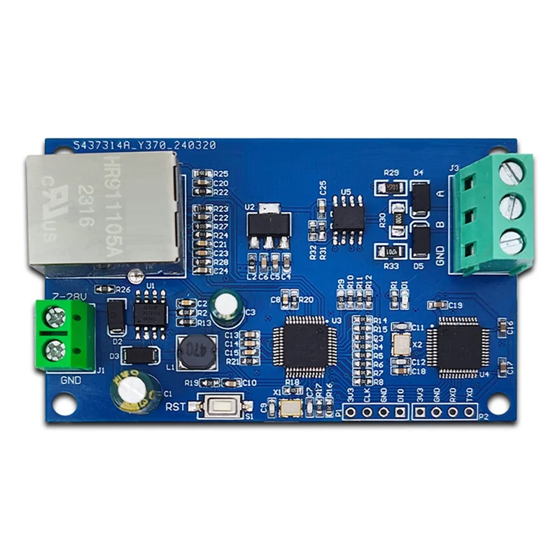 IDUD Modulo da RS485 a Ethernet Trasmissione seriale da RS485 a Ethernet Modulo di comunicazione portatile conveniente e versatile