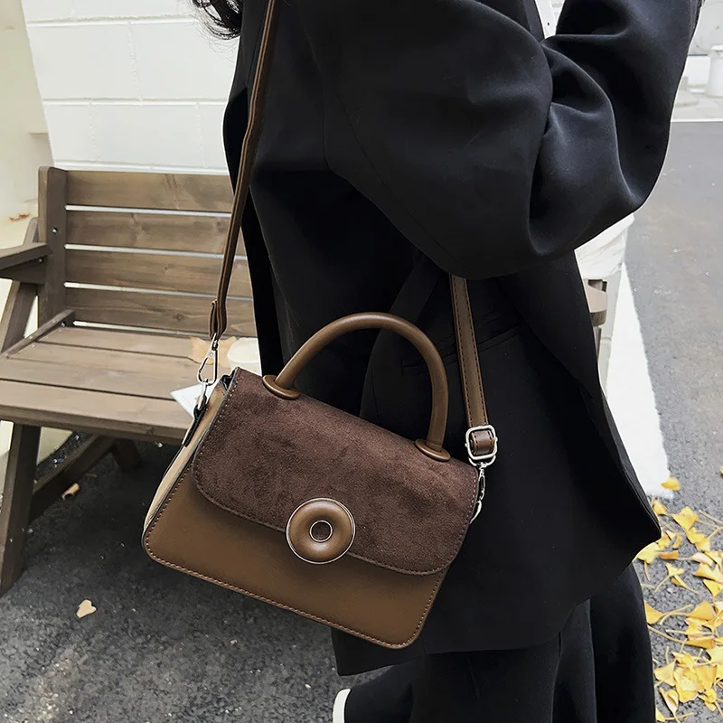 

Simple Luxury Retro Small Square Bag - 2026 Winter Popular Hot - Selling Parisian Designer Women's Classic Shoulder Bag