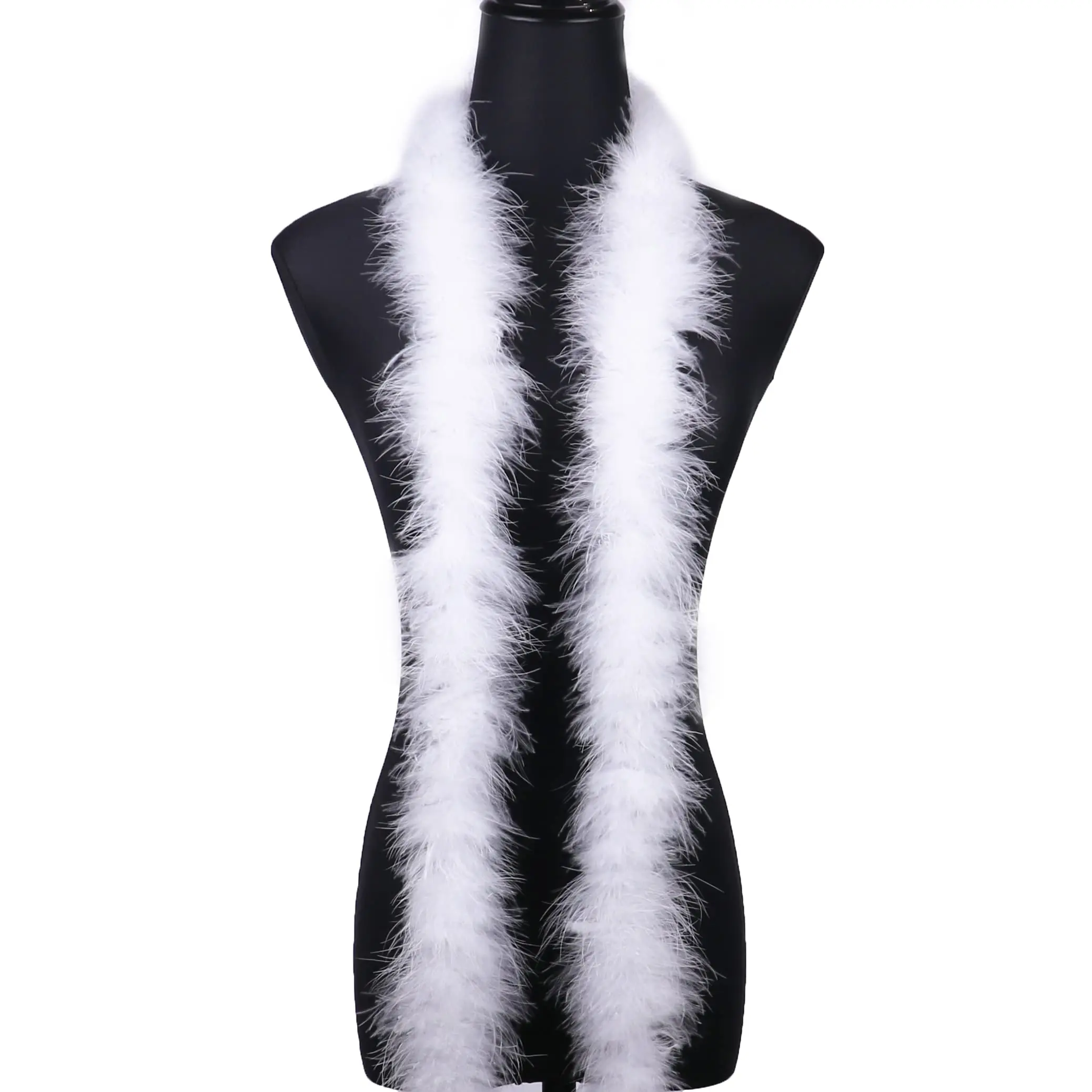 Pink Marabou Feather Boa 2Meter 20g Soft Fluffy Feathers Scarf for DIY Sewing Wedding Party Home Christmas Decoration