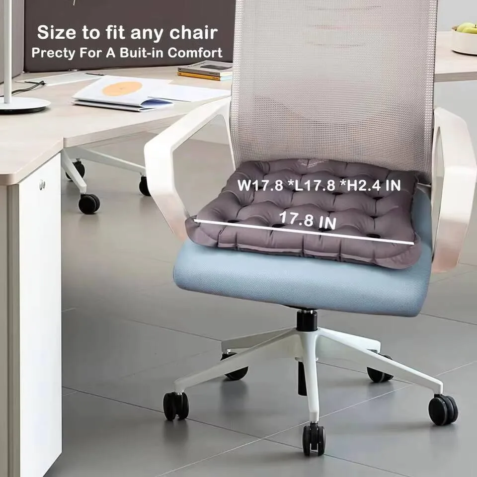 Seat Cushion, Portable Air Seat Chair Cushions For Pressure Relief Breathable Waffle Square Seat Pad For Home Car Wheelchairs