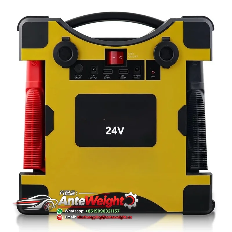Emergency Car Battery Jump Starter 64000mah 24V Portable Car Jump Starter for Larger Strucks and Tractors