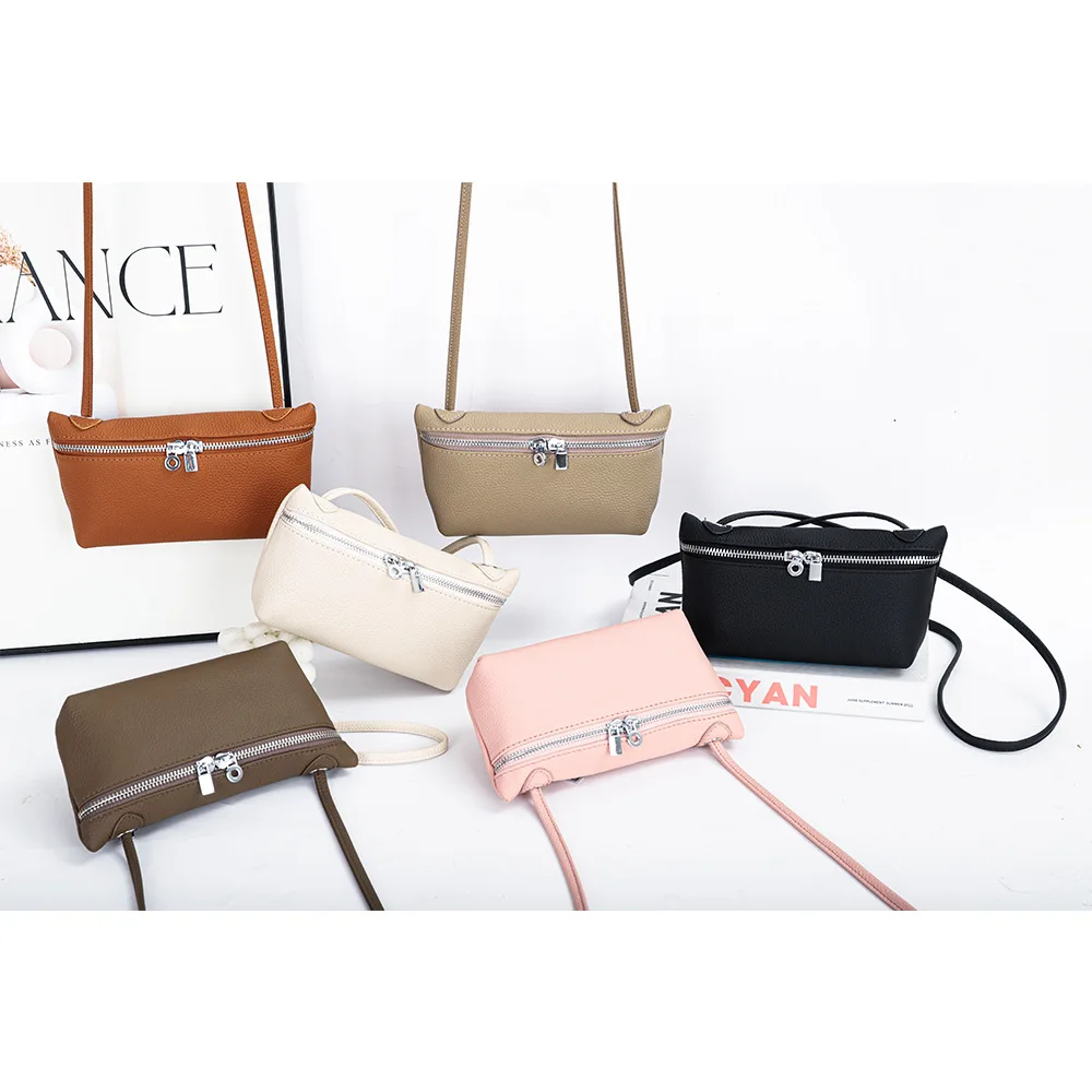 

2025 New Arrival Genuine Leather Crossbody Bag Women Small Soft Female Purse Phone Bag Top Grain Cowhide Fashion Bags for Ladies