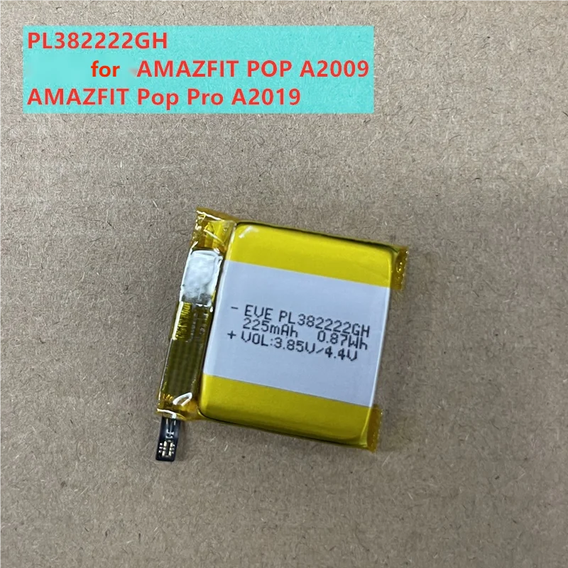 

PL382222GH for AMAZFIT POP A2009 AMAZFIT Pop Pro A2019 watch rechargeable battery