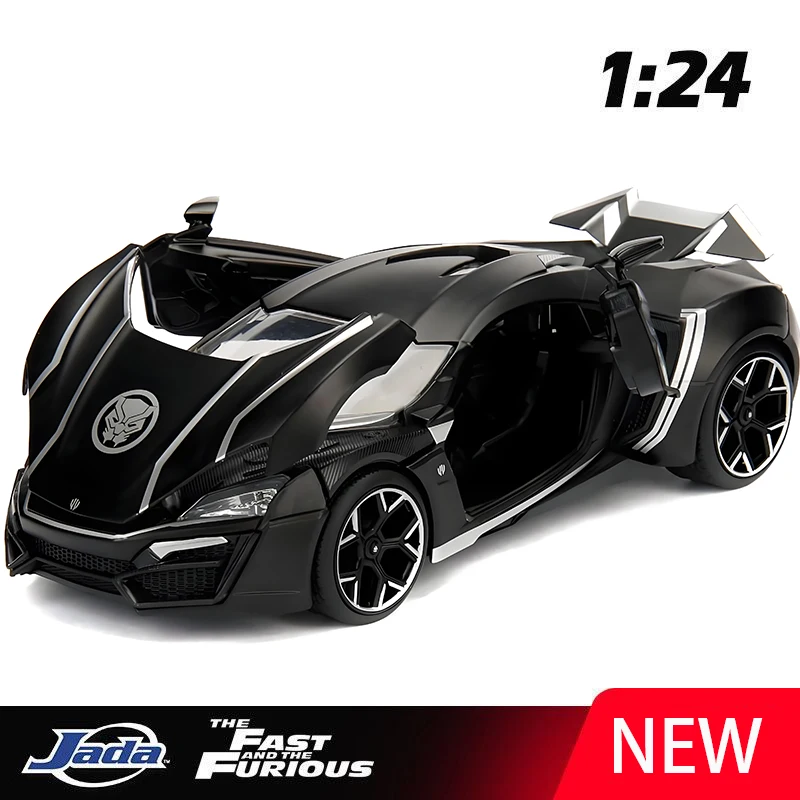 

JADA 1:24 Fast & Furious Lykan Hypersport Alloy Car Diecasts & Toy Vehicles Car Model Miniature Scale Model Car For Children