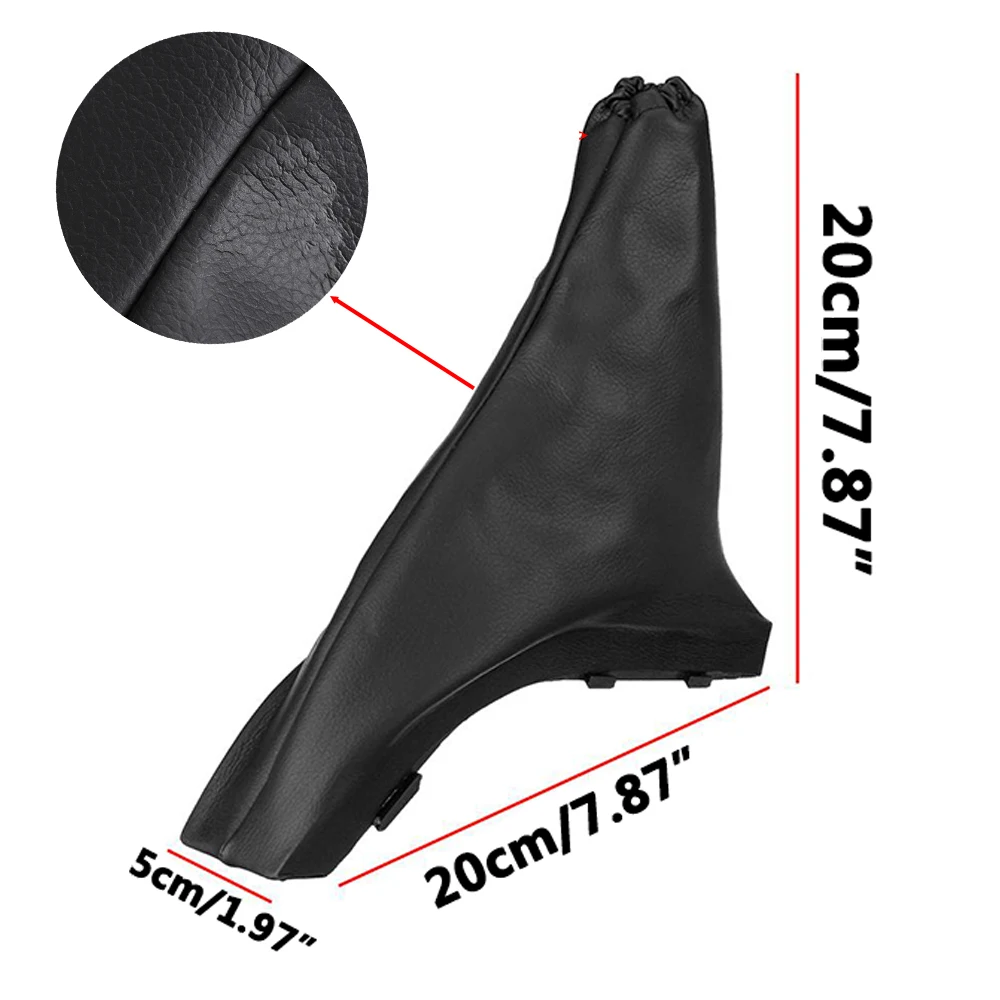Anti Slip Parking Hand Brake Gaiter Cover Handbrake Covers Boot For Vauxhall Opel Astra G 1998-2009