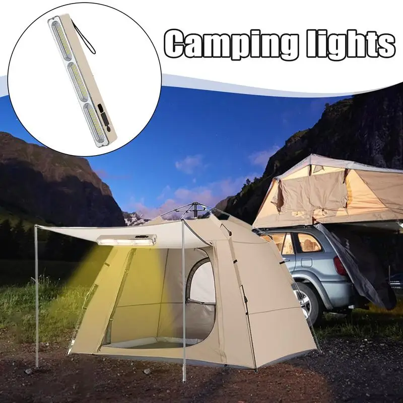 

Magnetic LED Light Strip Magnet Lamp Type-C Rechargeable Work Light Bar With Real-Time Display For Vehicle Kitchen Bedroom